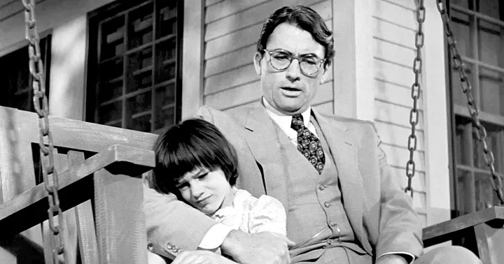 Gregory Peck as Atticus Finch — a character who was the heart and soul of his film