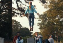 Max floating scene from Stranger Things Season