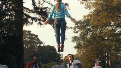 Max floating scene from Stranger Things Season