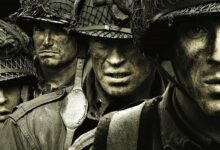 Soldiers in Band of Brothers – classic war mini-series everyone should watch.